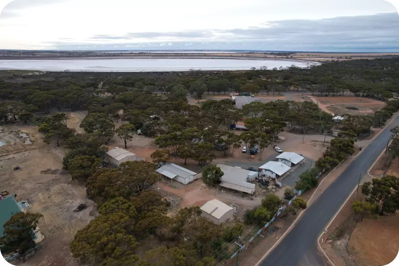 Aerial picture of park