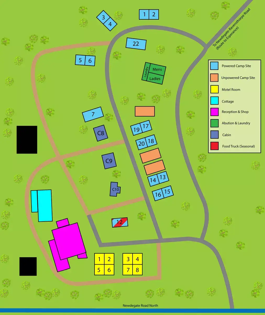 Map of park